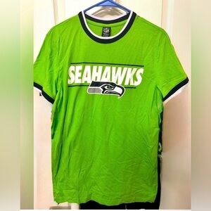 NFL Seattle Seahawks Team Apparel Bright Green Shirt size small nwot